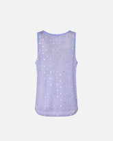 Canotta in rete con specchietti - Blu | Pinko