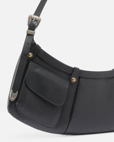 Pocket Body Bag large shoulder bag in leather with pockets - | Pinko