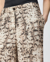 Bermuda con stampa snake - | Pinko