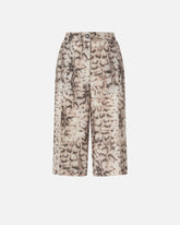 Bermudas mit Snakeprint - | Pinko
