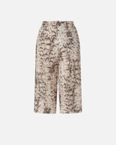 Bermudas mit Snakeprint - | Pinko