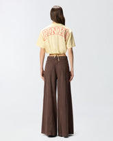 Crop top with PINKO logo lettering - | Pinko