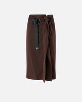 Gonna longuette con cintura - | Pinko