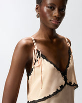 Top mit Einsätzen aus Spitze - | Pinko