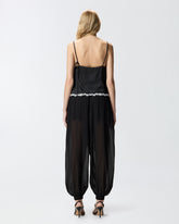 Top con inserti in pizzo - | Pinko