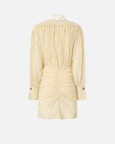 Mini dress with long sleeves and draping - | Pinko