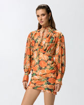 Abito mini con stampa floreale Botanic Garden - | Pinko