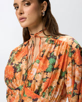 Abito mini con stampa floreale Botanic Garden - | Pinko