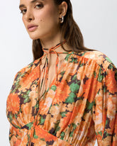 Botanic Garden floral print mini dress - | Pinko