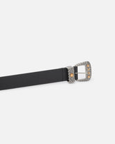 Texanischer Ledergürtel mit Taschen, 3 cm breit - | Pinko