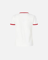 T-shirt with logo print - | Pinko