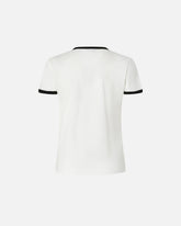 T-shirt with logo print - | Pinko