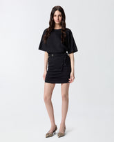 Kurzes Kleid mit Gürtel - Schwarz | Pinko
