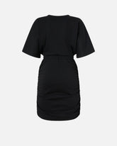 Kurzes Kleid mit Gürtel - Schwarz | Pinko