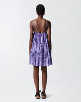 Mini dress with snake print - | Pinko