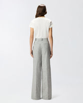 Pantalon flammé à pli marqué - | Pinko