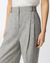 Pantalon flammé à pli marqué - | Pinko