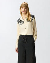 Chemise à imprimé étoiles placée - | Pinko