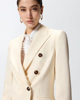 Veste croisée à poches - | Pinko