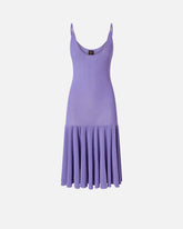 Mini dress with shoulder straps and pleats - | Pinko