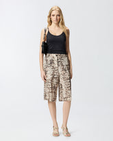 Bodysuit with crossed shoulder straps - | Pinko