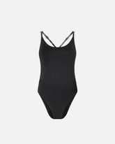 Bodysuit with crossed shoulder straps - | Pinko