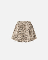 Shorts with floral motif - | Pinko