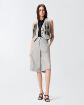 Vest with fringing - | Pinko