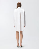Kurzes Blusenkleid mit Fransen - | Pinko