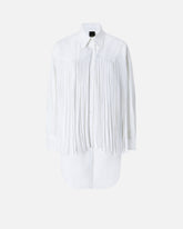 Kurzes Blusenkleid mit Fransen - | Pinko