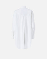 Mini shirt dress with fringing - | Pinko