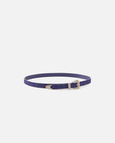 Cintura in pelle stampa coccodrillo con fibbia texana 1,7 cm - | Pinko