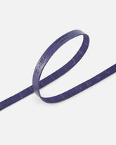 Cintura in pelle stampa coccodrillo con fibbia texana 1,7 cm - | Pinko