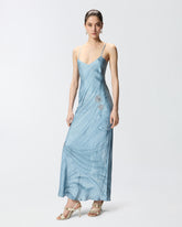 Robe nuisette à imprimé bijou placé - | Pinko