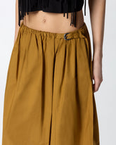 Falda midi con abertura y hebilla texana - | Pinko