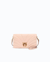 Pochette a tracolla piccola Love Bag Click Horizontal in nappa trapuntata - | Pinko