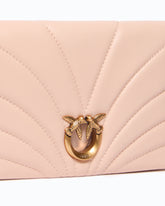 Pochette a tracolla piccola Love Bag Click Horizontal in nappa trapuntata - | Pinko