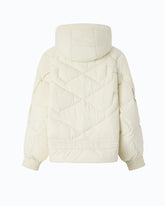 Blouson oversize à capuche - Jaune | Pinko