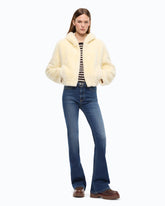 Giubbino cropped effetto pelliccia - | Pinko