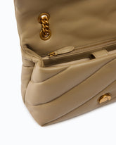 Bolso bandolera mediano Love Bag Puff de napa acolchada con hebilla tipo joya - | Pinko