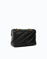 Bolso bandolera mediano Love Bag Puff de napa acolchada con hebilla tipo joya - | Pinko