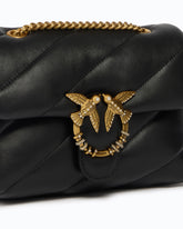 Bolso bandolera Mini Love Bag Puff de napa acolchada con hebilla tipo joya - | Pinko