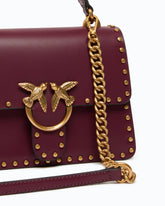Bolso de mano Mini Love Bag One Top Handle Light de piel con minitachuelas - | Pinko