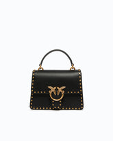 Bolso de mano Mini Love Bag One Top Handle Light de piel con minitachuelas - | Pinko