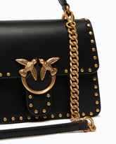 Bolso de mano Mini Love Bag One Top Handle Light de piel con minitachuelas - | Pinko