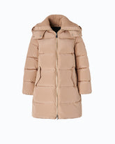 Down jacket in water-repellent technical canvas - | Pinko