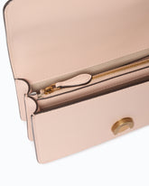 Bolso bandolera Mini Love Bag One de piel con hebilla tipo joya - Rosa | Pinko