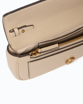 Borsa a spalla piccola Love Bag Pocket in pelle con fibbia gioiello - | Pinko