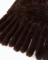 Maxi-Schal mit Pelz-Effekt - | Pinko
