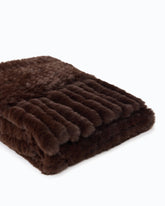 Faux fur maxi scarf - | Pinko